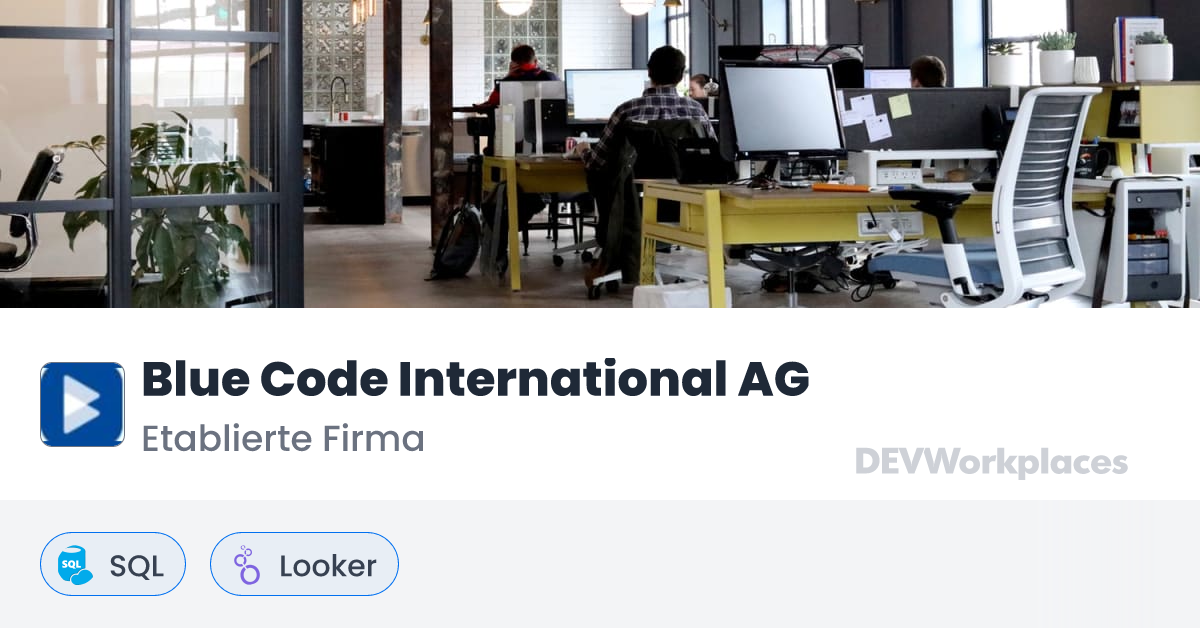 Blue Code International AG als IT-Arbeitgeber | Bewertungen, TechStack ...