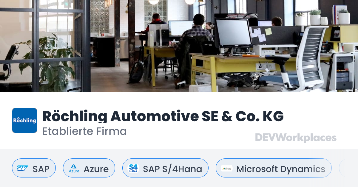 Röchling Automotive SE & Co. KG als IT-Arbeitgeber | Bewertungen ...